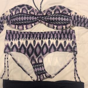 Joe Fresh Purple and Black Bikini